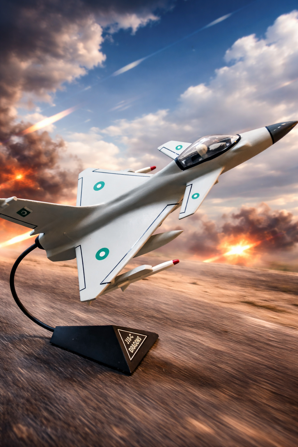 PAF J-10C Fighter Jet Model – Premium Diecast Aircraft | Modern Combat Jet | High-Detail Display Collectible