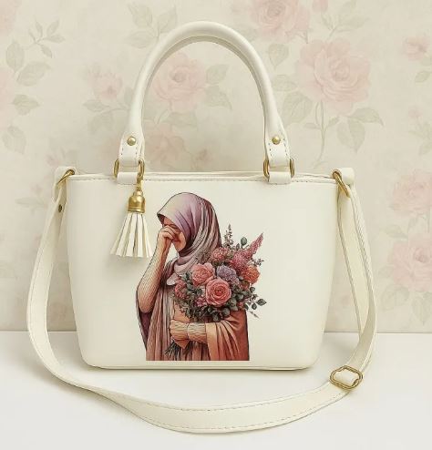 Handbag for Girls – Latest Printed Hijab Girl Design