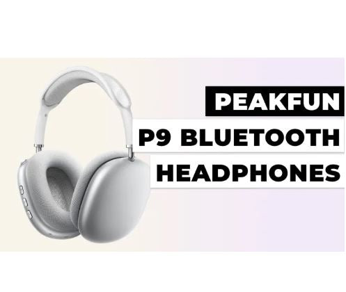 P9 Wireless Bluetooth Headphones – Noise-Cancelling Stereo Headset with Mic for Gaming & Sports