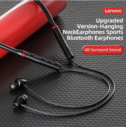 Magnetic Bluetooth 5.2 Neckband Earphones with LED Display & Noise-Canceling Mic