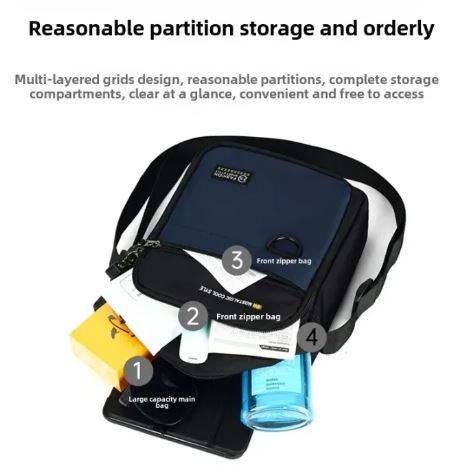 Casual Waterproof Unisex Sling & Crossbody Bag