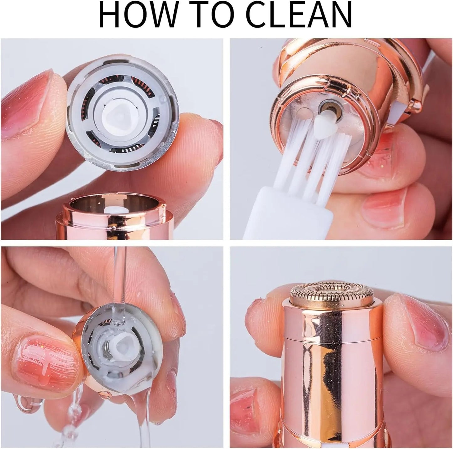 Rechargeable Flawless Facial Hair Removal Machine For Women