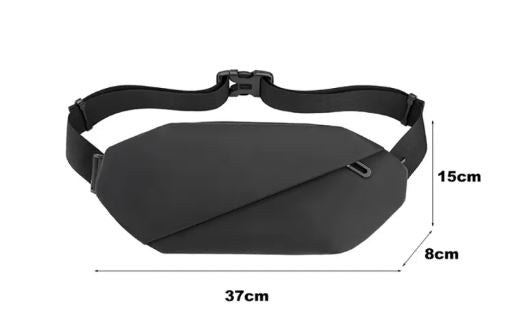 2-in-1 Waterproof Crossbody & Waist Sling — Lightweight Travel Pack for Men & Women