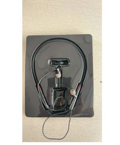 Magnetic Bluetooth 5.2 Neckband Earphones with LED Display & Noise-Canceling Mic
