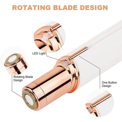 Rechargeable Flawless Facial Hair Removal Machine For Women