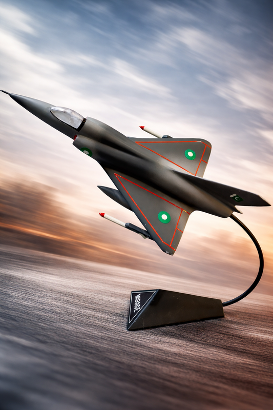 Mirage Fighter Jet Model – Classic Combat Aircraft | Premium Diecast | PAF Vintage Display Collectible