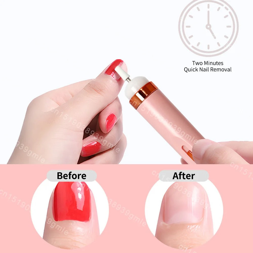 5-in-1 Professional Electric Nail Drill Machine – Acrylic & Pedicure/Manicure Set with LED Light