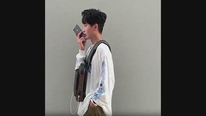 Anti-Theft Crossbody Sling Bag – Waterproof, Unisex, USB Port and Password Lock